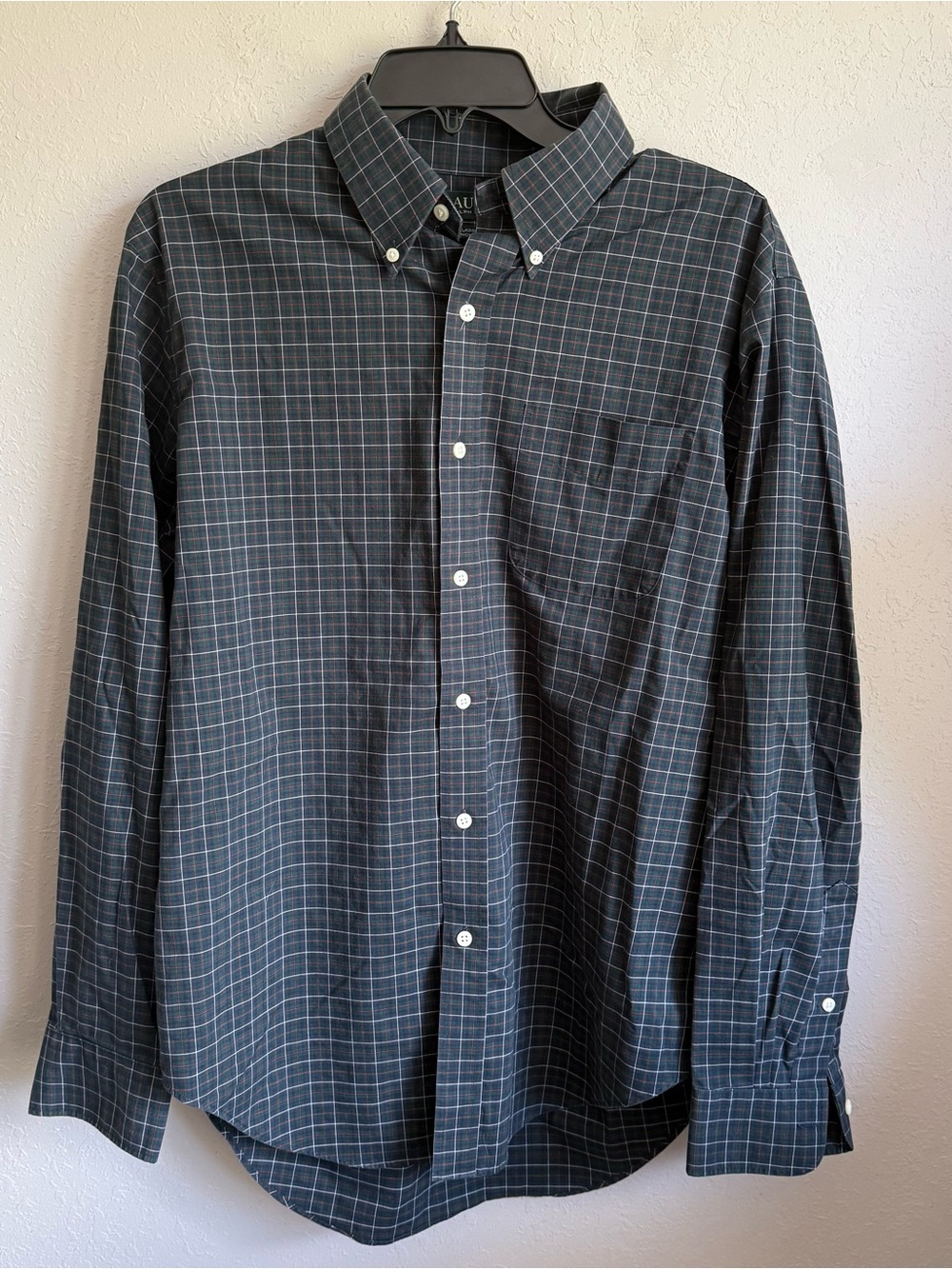 Men’s 16” Green Lauren Ralph Lauren Classic Fit Preppy Office Button Up Shirt